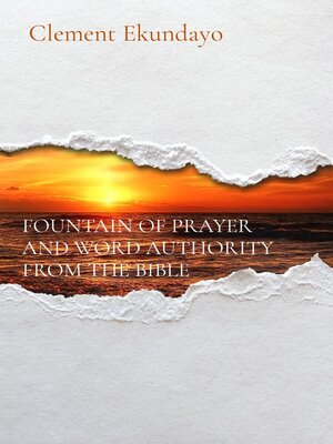 cover image of FOUNTAIN OF PRAYER AND WORD AUTHORITY FROM THE BIBLE